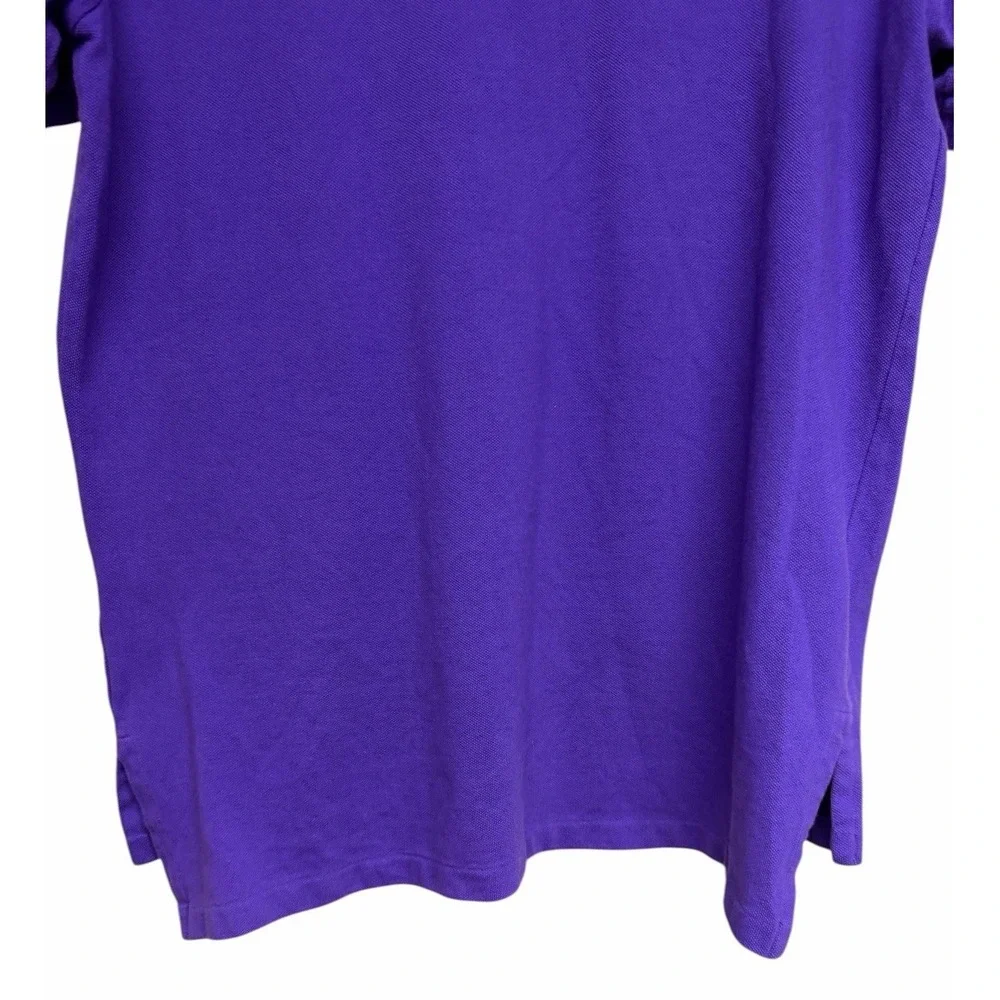 Polo Ralph Lauren Big Pony Polo Shirt Custom‎ Slim Fit Purple Men's Size Large
